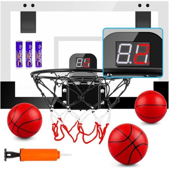 Indoor Basketball Hoop Fan Backboards for Teens and Adults Door Room Basketball - Picture 1 of 6